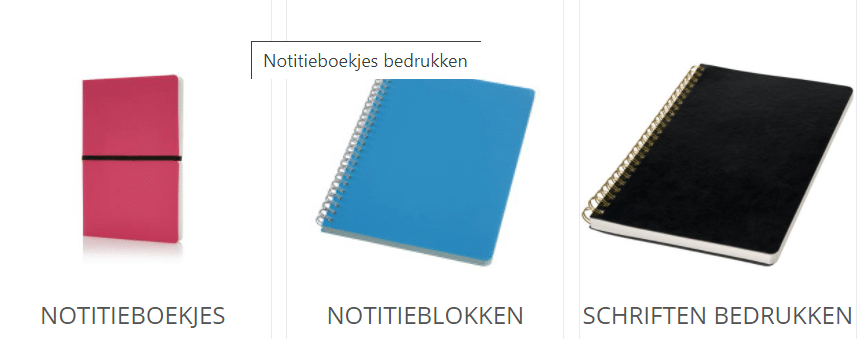 bekijk ook onze bijzonder bedrukbare notebooks en schriften,