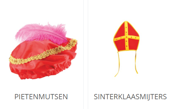 bekijk onze sinterklaas producten,