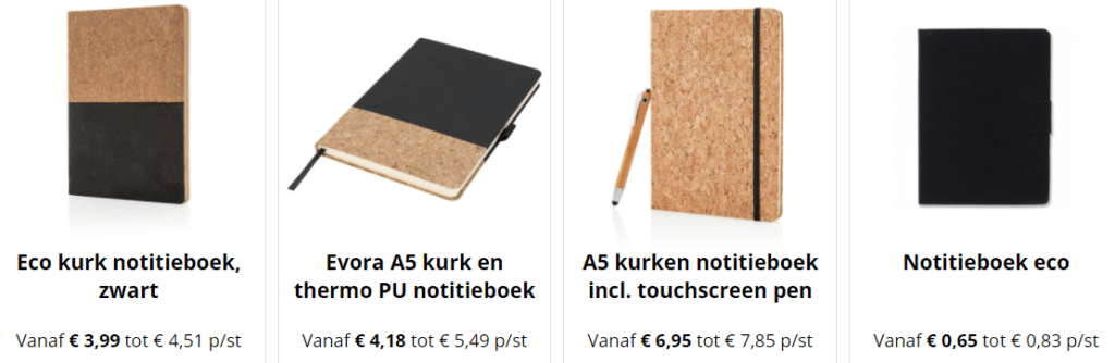 bedrukte notitieboekjes bedrukken me tlogo