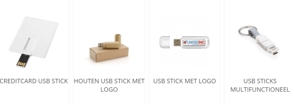 usb stick bedrukken