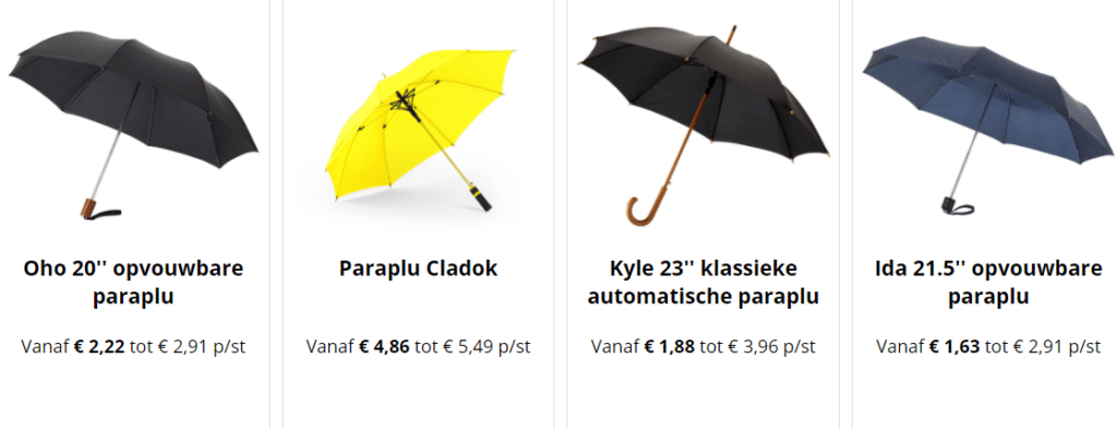 paraplu’s bedrukken
